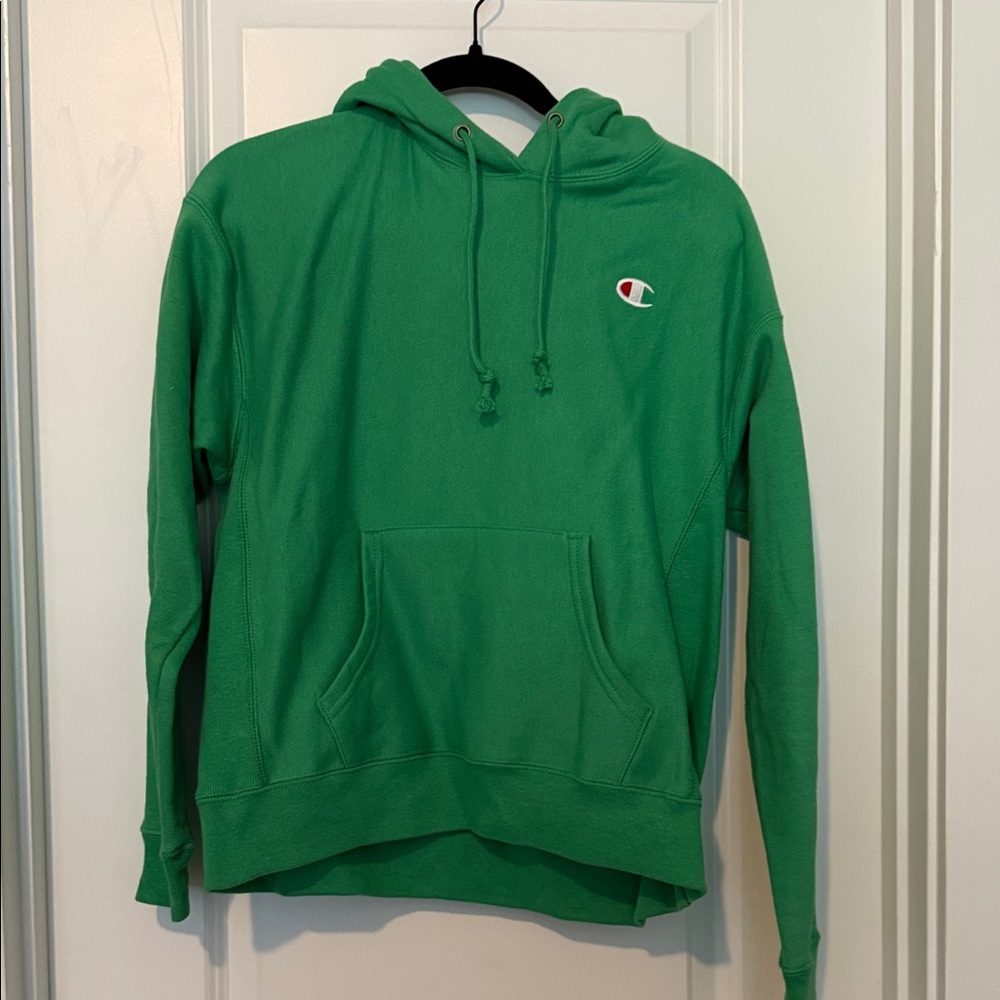 Champion Men's Green Hoodie